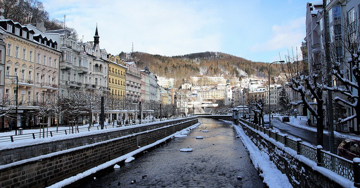 Карловы Вары, Чехия, Новый год