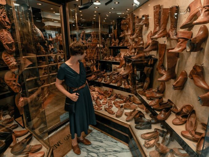 You can buy leather shoes for yourself in Rome