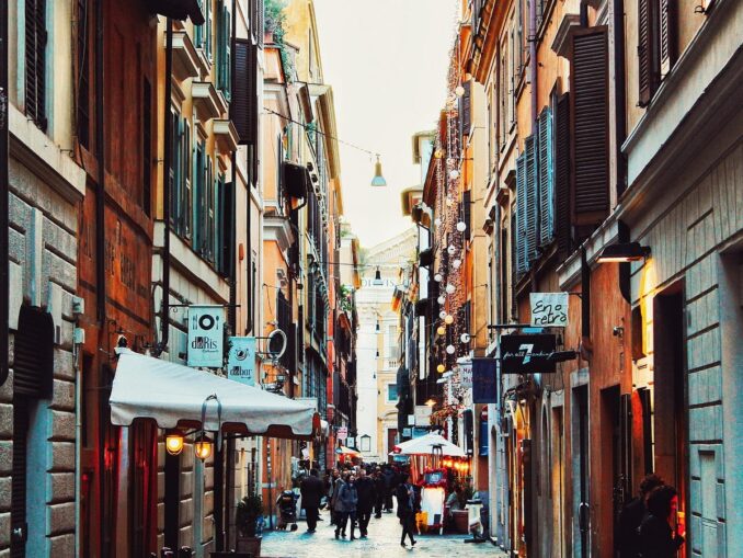 After celebrating the New Year in the Italian capital, it's worth shopping