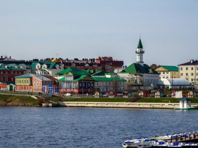 Старая Татарская слобода в Казани, весна