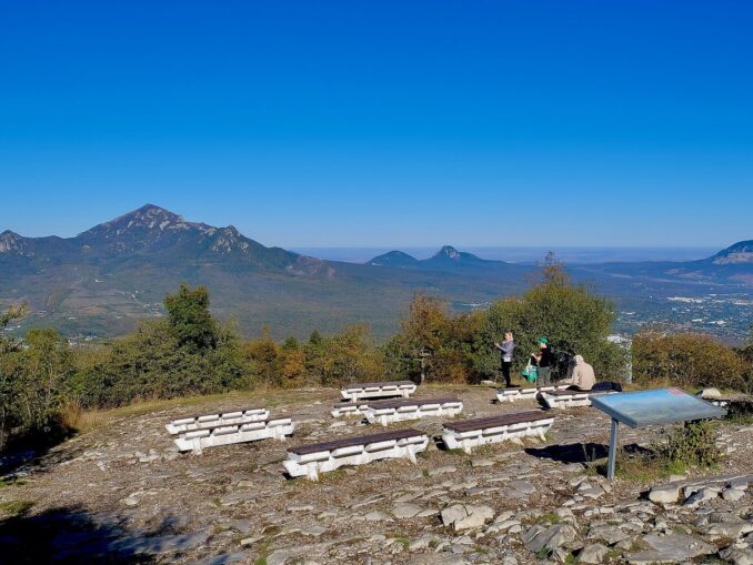 Вид с вершины горы Машук