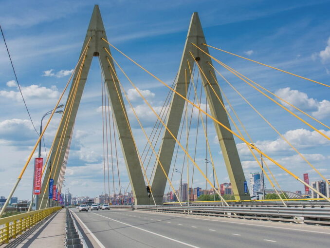 Мост Миллениум - как добраться в Казань на машине из Москвы?